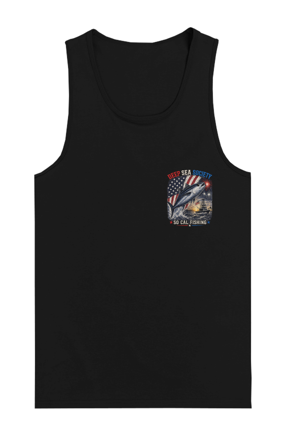 Red White and BlueFin Premium Tank Top