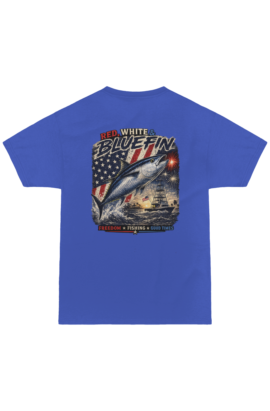 Red, White and BlueFin Ultra Soft Tee