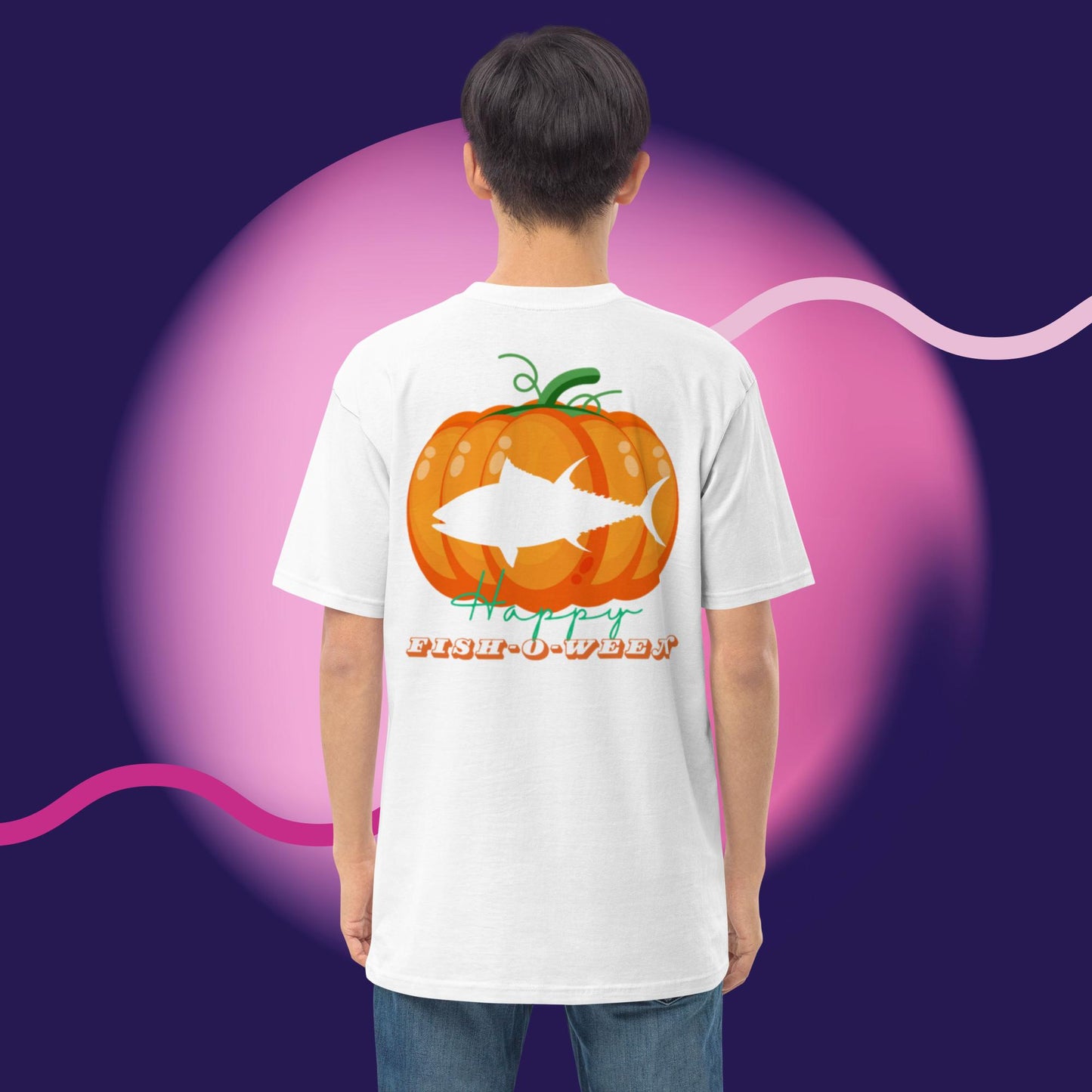 Deep Sea Society Fish-O-Ween / Fish-O-Lantern Short Tee