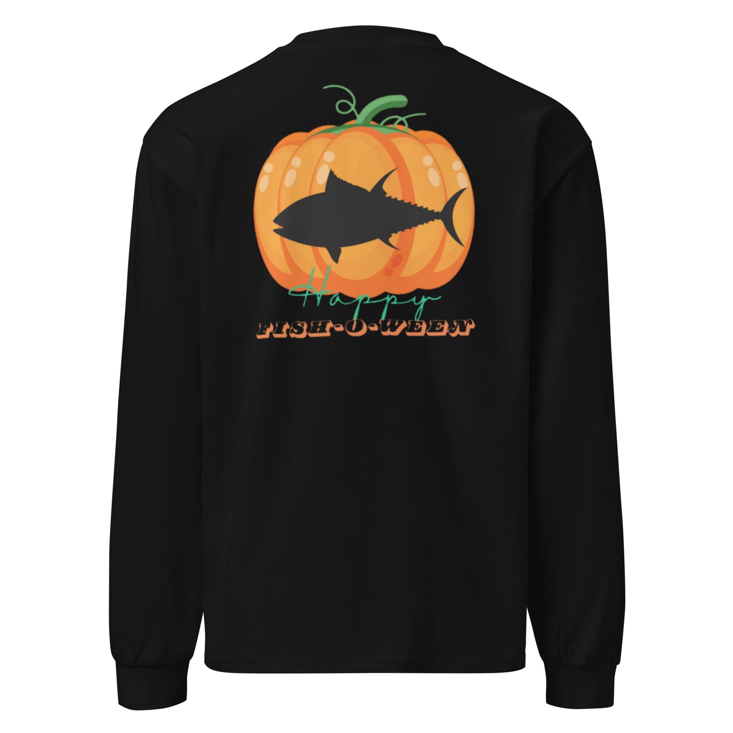Deep Sea Society Jack-O-Lantern / Fish-O-Ween, Heavyweight Long Sleeve Sirt