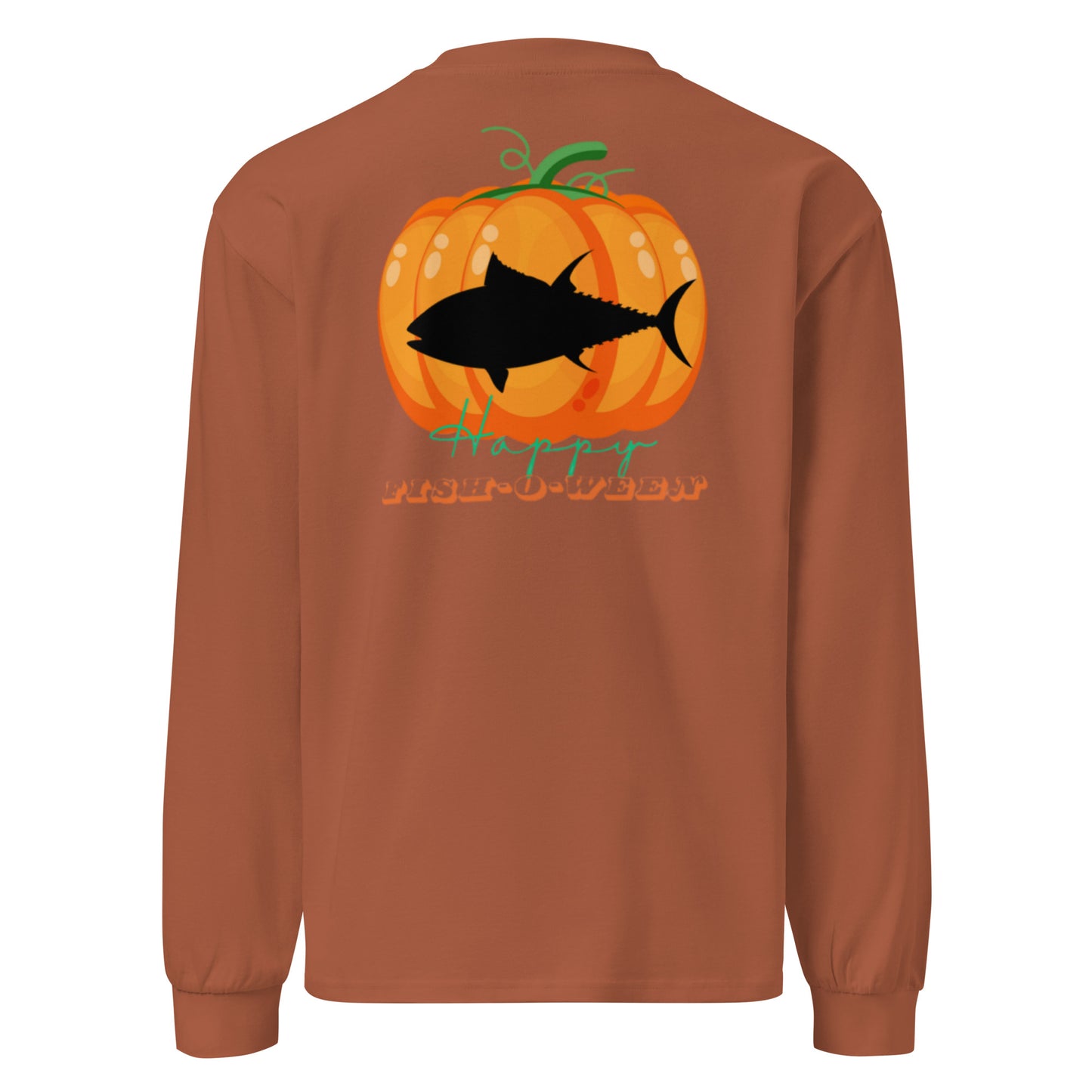 Deep Sea Society Jack-O-Lantern / Fish-O-Ween, Heavyweight Long Sleeve Sirt